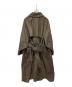 tac:tac (タクタク) LIGHT MELTON PIPING TRENCH COAT ブラウン サイズ:Ⅿ：18000円