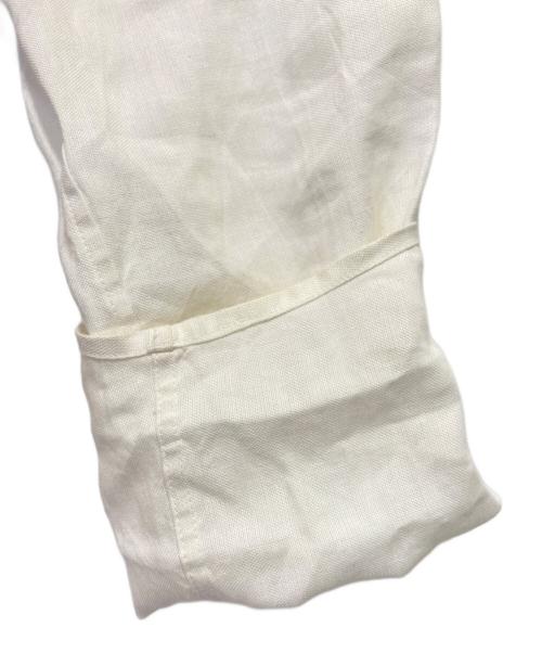 MARKA（マーカ）MARKA (マーカ) リネンノーカラージャケット ベージュ サイズ:1の古着・服飾アイテム