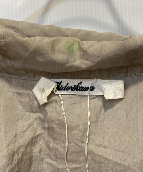 Midorikawa（ミドリカワ）Midorikawa (ミドリカワ) pullover hood coat カーキ サイズ:FREEの古着・服飾アイテム