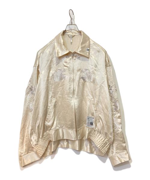 Maison MIHARA YASUHIRO（メゾン ミハラ ヤスヒロ）Maison MIHARA YASUHIRO (メゾン ミハラ ヤスヒロ) COLLARED SOUVENIR JACKET ホワイト サイズ:50の古着・服飾アイテム