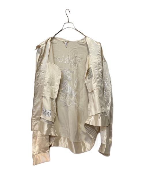 Maison MIHARA YASUHIRO（メゾン ミハラ ヤスヒロ）Maison MIHARA YASUHIRO (メゾン ミハラ ヤスヒロ) COLLARED SOUVENIR JACKET ホワイト サイズ:50の古着・服飾アイテム