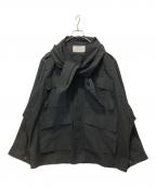 im hereアイムヒアー）の古着「リップストップジャケット」｜ブラック