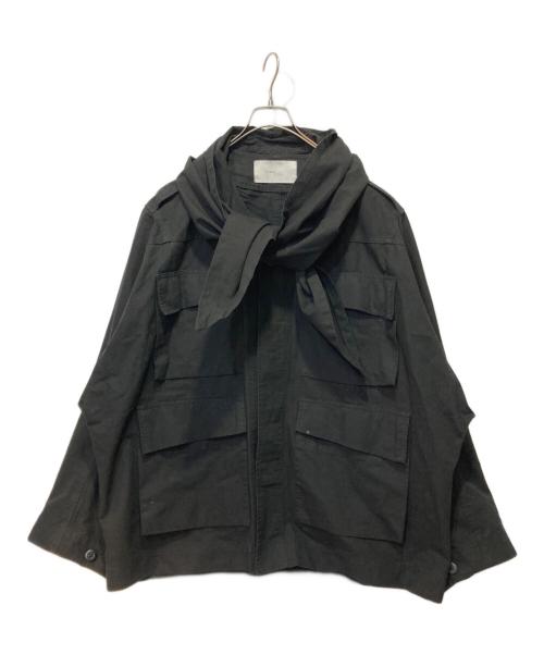 im here（アイムヒアー）Im here (アイムヒアー) リップストップジャケット ブラック サイズ:Ｌの古着・服飾アイテム