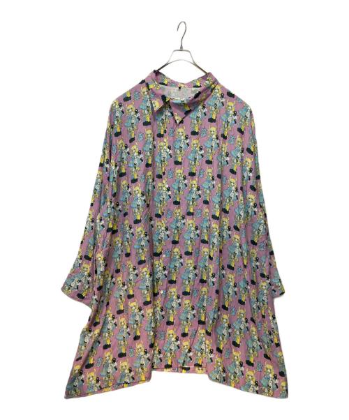 KIDILL（キディル）KIDILL (キディル) OVERSIZED SHIRT ピンク サイズ:FREEの古着・服飾アイテム