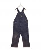 CarHarttカーハート）の古着「ダブルニーオーバーオール」｜ネイビー