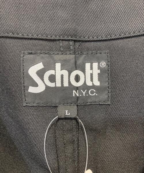 Schott（ショット）Schott (ショット) ワークベスト ブラック サイズ:Ｌ 未使用品の古着・服飾アイテム