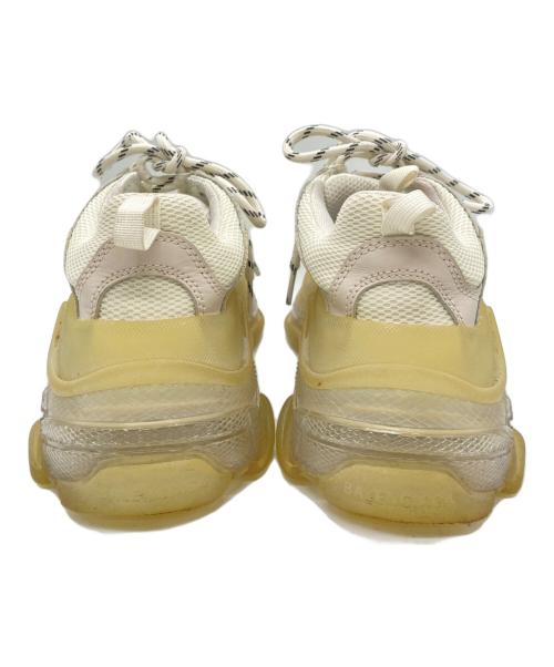 BALENCIAGA（バレンシアガ）BALENCIAGA (バレンシアガ) Triple S ボリュームソールスニーカー アイボリー サイズ:24の古着・服飾アイテム