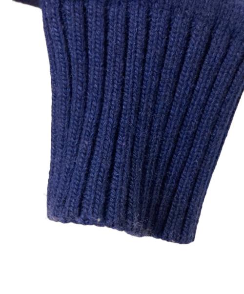 STONE ISLAND（ストーンアイランド）STONE ISLAND (ストーンアイランド) スタンドカラーニットカーディガン ネイビー サイズ:Ｍの古着・服飾アイテム