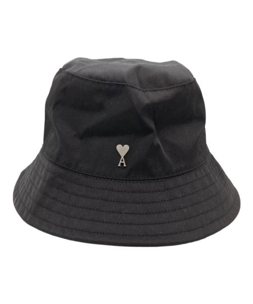 AMI Alexandre Mattiussi（アミアレクサンドルマテュッシ）AMI Alexandre Mattiussi (アミアレクサンドルマテュッシ) バケットハット ブラック サイズ:58の古着・服飾アイテム
