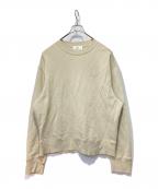 AMI Alexandre Mattiussiアミアレクサンドルマテュッシ）の古着「Sweatshirt」｜ベージュ
