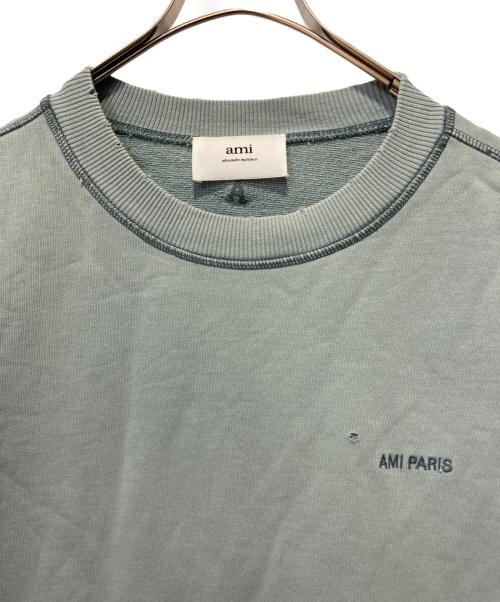 AMI Alexandre Mattiussi（アミアレクサンドルマテュッシ）AMI Alexandre Mattiussi (アミアレクサンドルマテュッシ) Sweatshirt ブルー サイズ:Ｍの古着・服飾アイテム