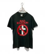FRUIT OF THE LOOMフルーツオブザルーム）の古着「BAD RELIGION」｜ブラック