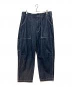 Liberaidersリベレイダース）の古着「BAKER DENIM SARROUEL PANTS」｜インディゴ
