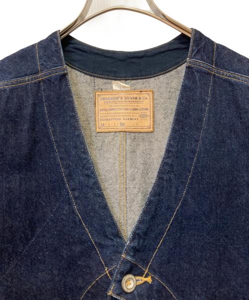 Pherrow's（フェローズ）PHERROW'S (フェローズ) デニムワークベスト インディゴ サイズ:38の古着・服飾アイテム