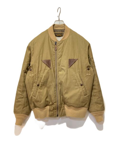 Pherrow's（フェローズ）PHERROW'S (フェローズ) ベンタイル フライトジャケット ベージュ サイズ:40の古着・服飾アイテム