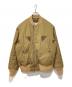 PHERROW'S（フェローズ）の古着「ベンタイル フライトジャケット」｜ベージュ