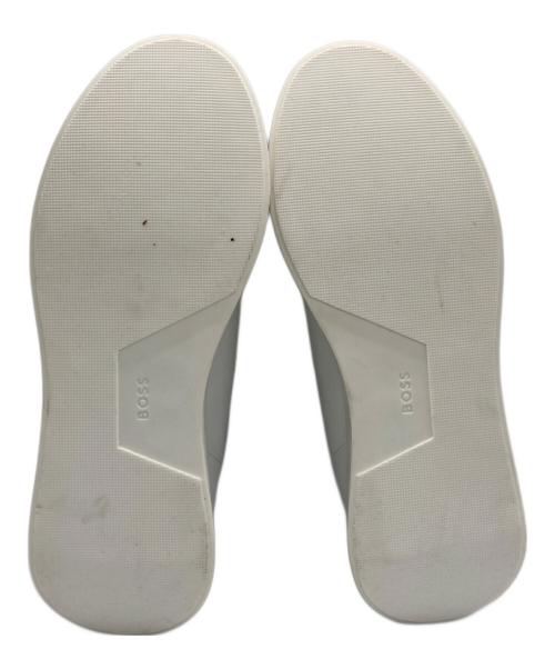 HUGO BOSS（ヒューゴ ボス）HUGO BOSS (ヒューゴ ボス) スニーカー ホワイト サイズ:43の古着・服飾アイテム