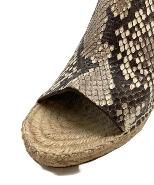 CELINE（セリーヌ）CELINE (セリーヌ) ブーティ80サンダル ブラウン サイズ:38の古着・服飾アイテム