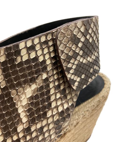 CELINE（セリーヌ）CELINE (セリーヌ) ブーティ80サンダル ブラウン サイズ:38の古着・服飾アイテム