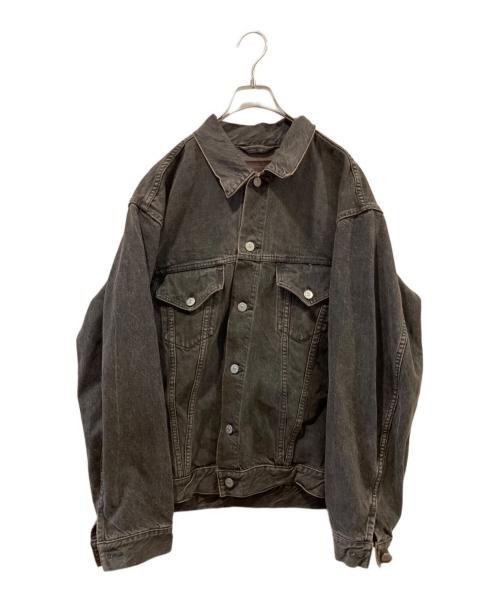 KAPTAIN SUNSHINE（キャプテンサンシャイン）KAPTAIN SUNSHINE (キャプテンサンシャイン) Washed Denim Tracker Jacket No.3 ブラック サイズ:40の古着・服飾アイテム