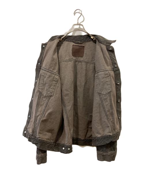 KAPTAIN SUNSHINE（キャプテンサンシャイン）KAPTAIN SUNSHINE (キャプテンサンシャイン) Washed Denim Tracker Jacket No.3 ブラック サイズ:40の古着・服飾アイテム