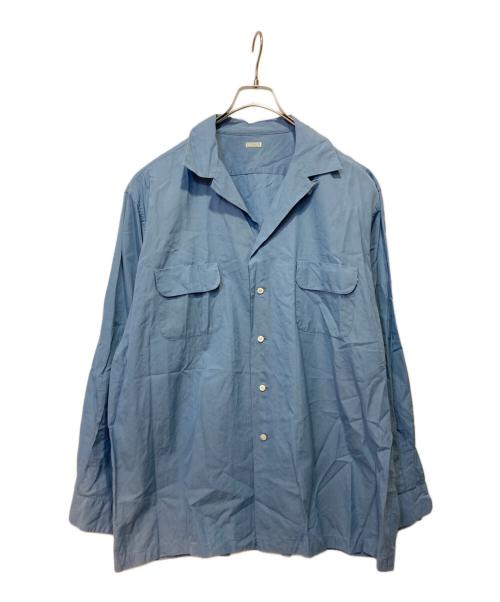 A.PRESSE（アプレッセ）A.PRESSE (アプレッセ) オープンカラーシャツ ブルー サイズ:3の古着・服飾アイテム