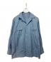 A.PRESSE（アプレッセ）の古着「オープンカラーシャツ」｜ブルー