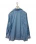 A.PRESSE (アプレッセ) オープンカラーシャツ ブルー サイズ:3：18000円