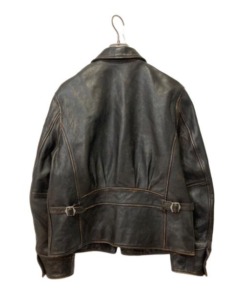 Schott（ショット）Schott (ショット) LEATHER SPORTS JACKET ブラック サイズ:Ｌの古着・服飾アイテム