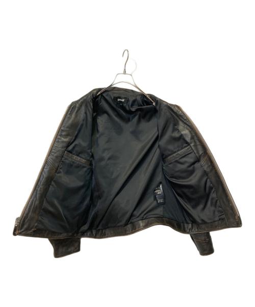 Schott（ショット）Schott (ショット) LEATHER SPORTS JACKET ブラック サイズ:Ｌの古着・服飾アイテム