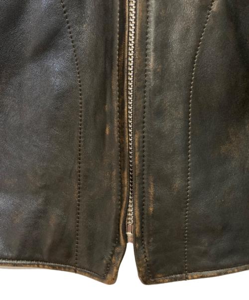 Schott（ショット）Schott (ショット) LEATHER SPORTS JACKET ブラック サイズ:Ｌの古着・服飾アイテム