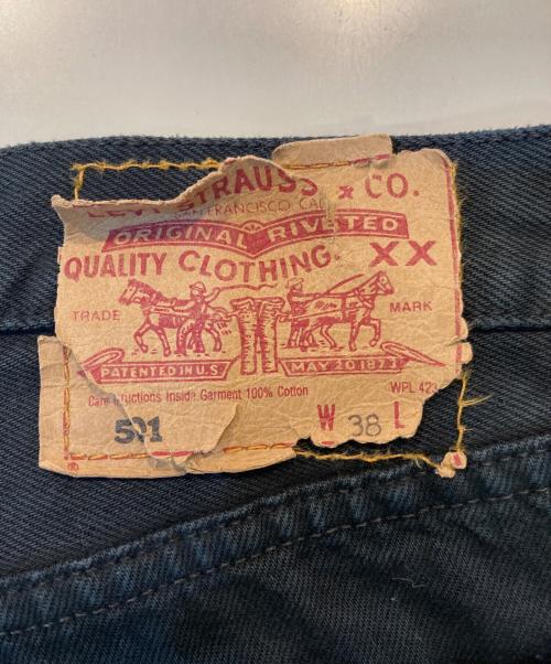 LEVI'S（リーバイス）LEVI'S (リーバイス) 501 ブラックデニム ブラック サイズ:38の古着・服飾アイテム