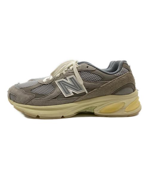 NEW BALANCE（ニューバランス）NEW BALANCE (ニューバランス) ローカットスニーカー グレー×ベージュ サイズ:27の古着・服飾アイテム