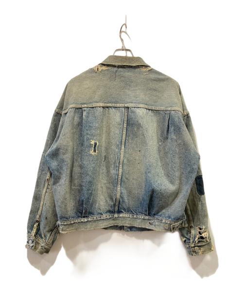 SAINT MICHAEL（セントマイケル）SAINT MICHAEL (セントマイケル) BerBerJin (ベルベルジン) 23AW BJ DENIM JKT DAMAGE インディゴ サイズ:38の古着・服飾アイテム