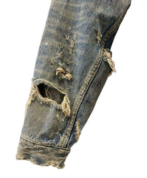 SAINT MICHAEL（セントマイケル）SAINT MICHAEL (セントマイケル) BerBerJin (ベルベルジン) 23AW BJ DENIM JKT DAMAGE インディゴ サイズ:38の古着・服飾アイテム