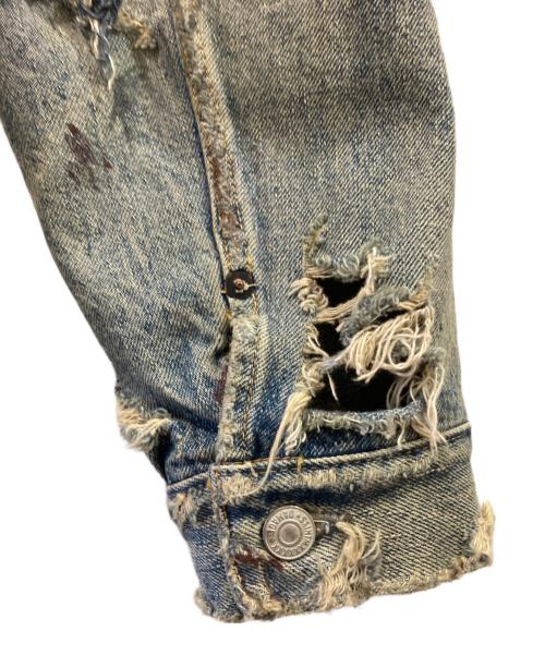 SAINT MICHAEL（セントマイケル）SAINT MICHAEL (セントマイケル) BerBerJin (ベルベルジン) 23AW BJ DENIM JKT DAMAGE インディゴ サイズ:38の古着・服飾アイテム