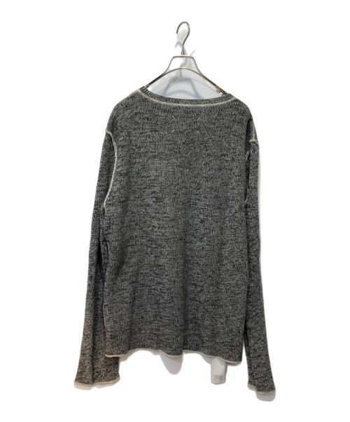 Maison Margiela（メゾンマルジェラ）Maison Margiela (メゾンマルジェラ) インサイドアウトニット グレー サイズ:Ｍの古着・服飾アイテム