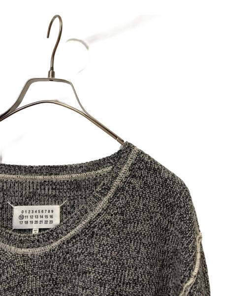 Maison Margiela（メゾンマルジェラ）Maison Margiela (メゾンマルジェラ) インサイドアウトニット グレー サイズ:Ｍの古着・服飾アイテム