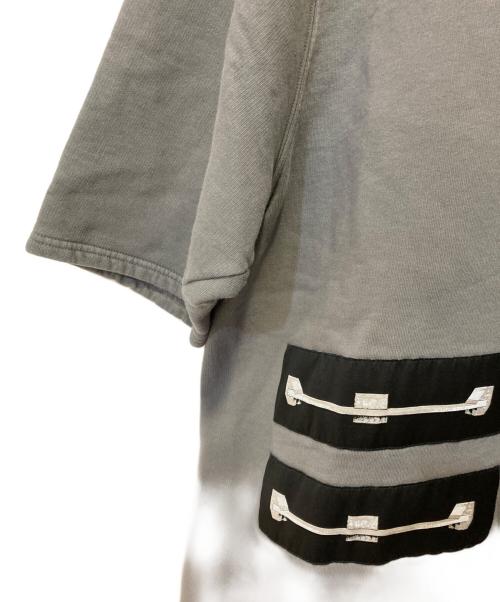 DRKSHDW（ダークシャドウ）DRKSHDW (ダークシャドウ) PATCH JUMBO SWEAT TEE グレー サイズ:freeの古着・服飾アイテム