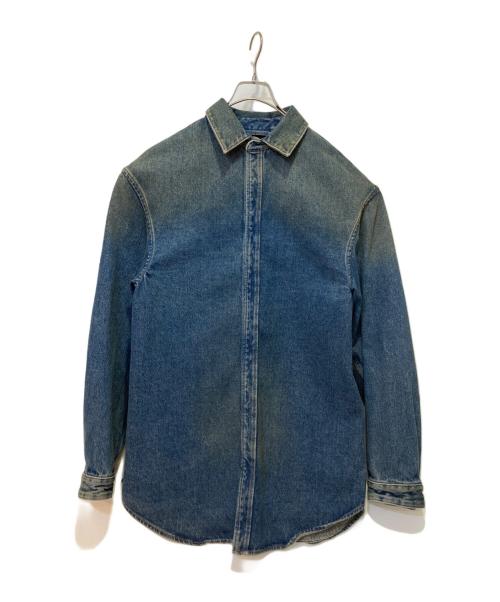 BALENCIAGA（バレンシアガ）BALENCIAGA (バレンシアガ) オーバーサイズデニムシャツ インディゴ サイズ:38の古着・服飾アイテム