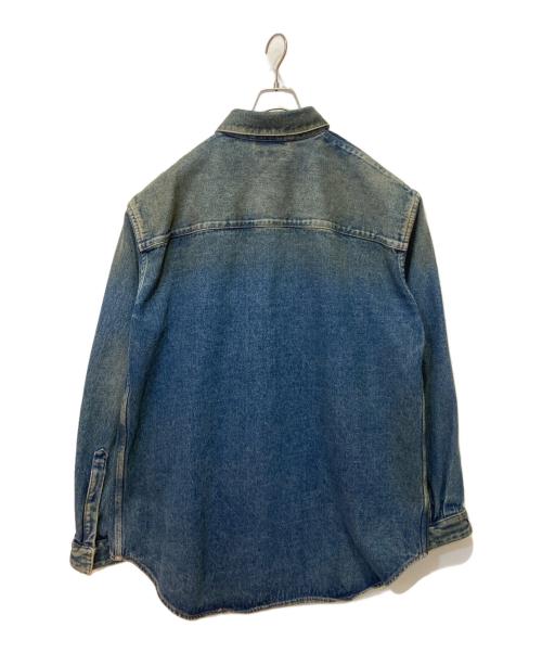 BALENCIAGA（バレンシアガ）BALENCIAGA (バレンシアガ) オーバーサイズデニムシャツ インディゴ サイズ:38の古着・服飾アイテム
