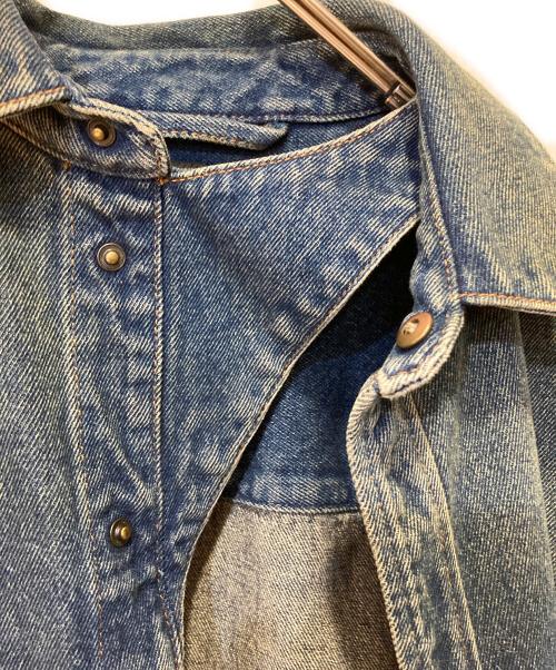 BALENCIAGA（バレンシアガ）BALENCIAGA (バレンシアガ) オーバーサイズデニムシャツ インディゴ サイズ:38の古着・服飾アイテム