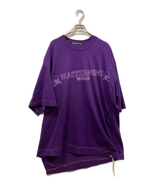 Mastermind JAPAN（マスターマインド ジャパン）Mastermind JAPAN (マスターマインド ジャパン) プリントTシャツ パープル サイズ:Lの古着・服飾アイテム