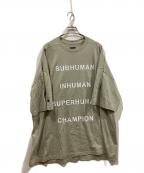 RICK OWENS×Championリックオウエンス×チャンピオン）の古着「Tommy T」｜ベージュ