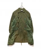 sacaiサカイ）の古着「COTTON NYLON OXFORD COAT」｜グリーン