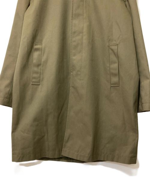 OFFWHITE（オフホワイト）OFFWHITE (オフホワイト) ステンカラーコート グリーン サイズ:Ｌの古着・服飾アイテム