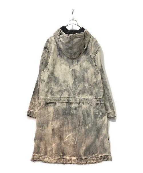OFFWHITE（オフホワイト）OFFWHITE (オフホワイト) デニムロングオーバージャケット グレー サイズ:Ｍの古着・服飾アイテム