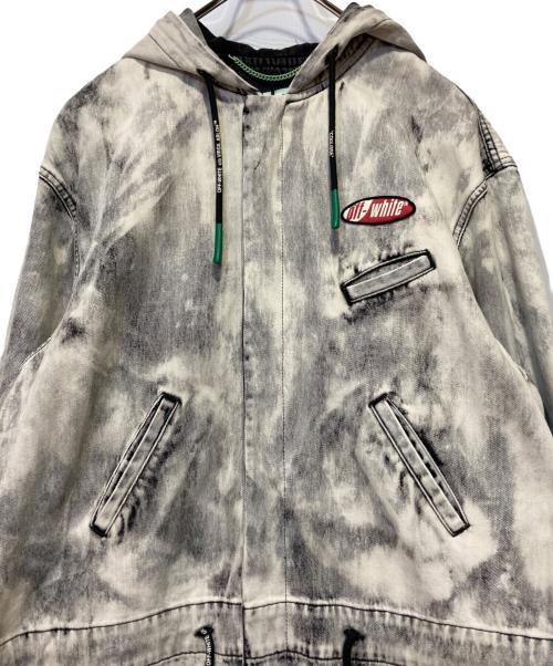 OFFWHITE（オフホワイト）OFFWHITE (オフホワイト) デニムロングオーバージャケット グレー サイズ:Ｍの古着・服飾アイテム
