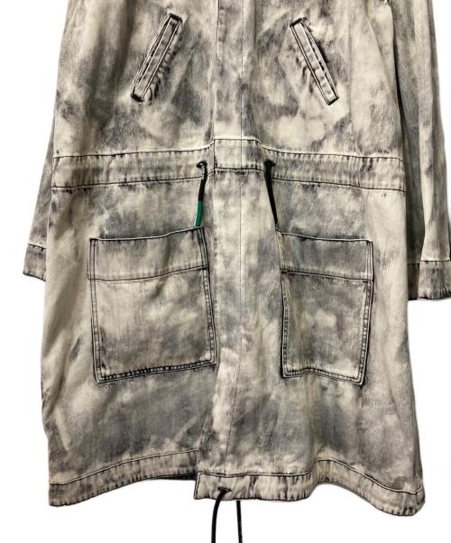 OFFWHITE（オフホワイト）OFFWHITE (オフホワイト) デニムロングオーバージャケット グレー サイズ:Ｍの古着・服飾アイテム