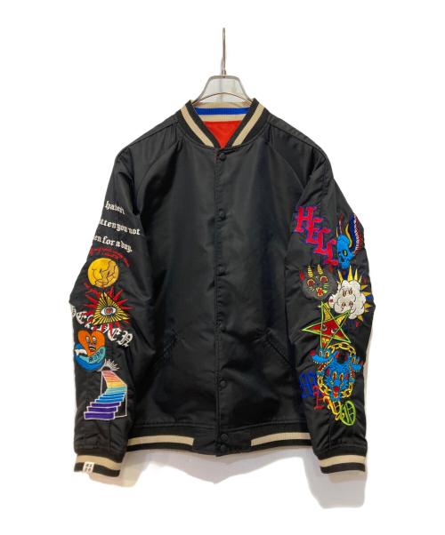 MAYO（メイヨー）MAYO (メイヨー) スカジャン ブラック サイズ:XLの古着・服飾アイテム